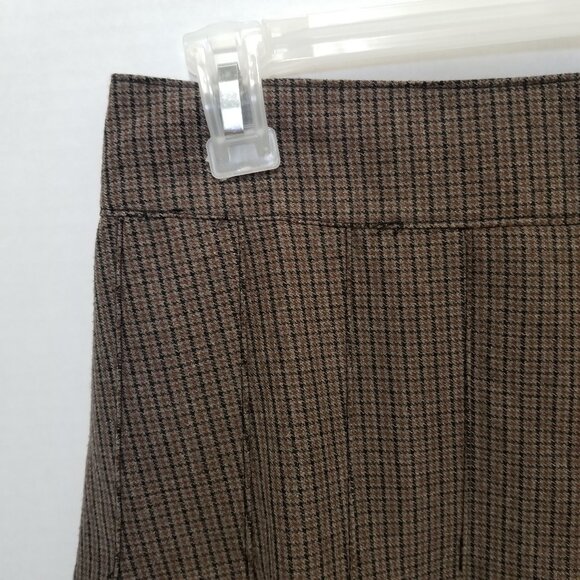 Abercrombie & Fitch skirt Small plaid houndstooth pleated high rise schoolgirl - Picture 3 of 15
